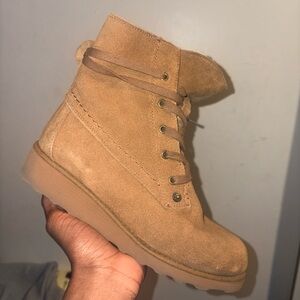 Tan Suede Ankle Boots